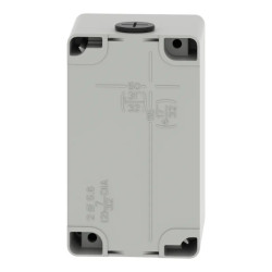 Boite vide grise 2 trous 30mm - XAPD2602 Schneider Electric