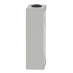 Boite métal vide grise - M25 x2 - 3 trous 22 mm - 80x175x51,5 mm - XAPD3203 Schneider Electric