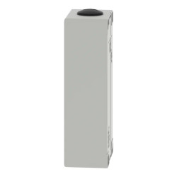 Boite métal vide grise - M25 x2 - 6 trous 22 mm - 80x175x51,5 mm - XAPD3206 Schneider Electric