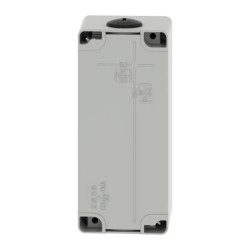 Boite métal vide grise - M25 x2 - non percée - 80x175x77 mm - XAPD34 Schneider Electric