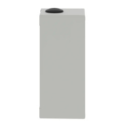 Boite métal vide grise - M25 x2 - 4 trous 22 mm - 80x175x77 mm - XAPD3504 Schneider Electric