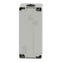 Boite métal vide grise - M25 x2 - 6 trous 22 mm - 80x175x77 mm - XAPD3506 Schneider Electric