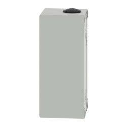 Boite métal vide grise - M25 x2 - 3 trous 30 mm - 80x175x77 mm - XAPD3603 Schneider Electric