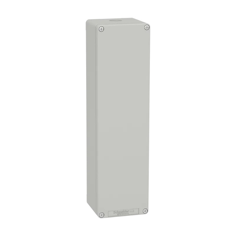 Boite métal vide grise - M32 x1 - non percée - 85x310x77 mm - XAPD54 Schneider Electric