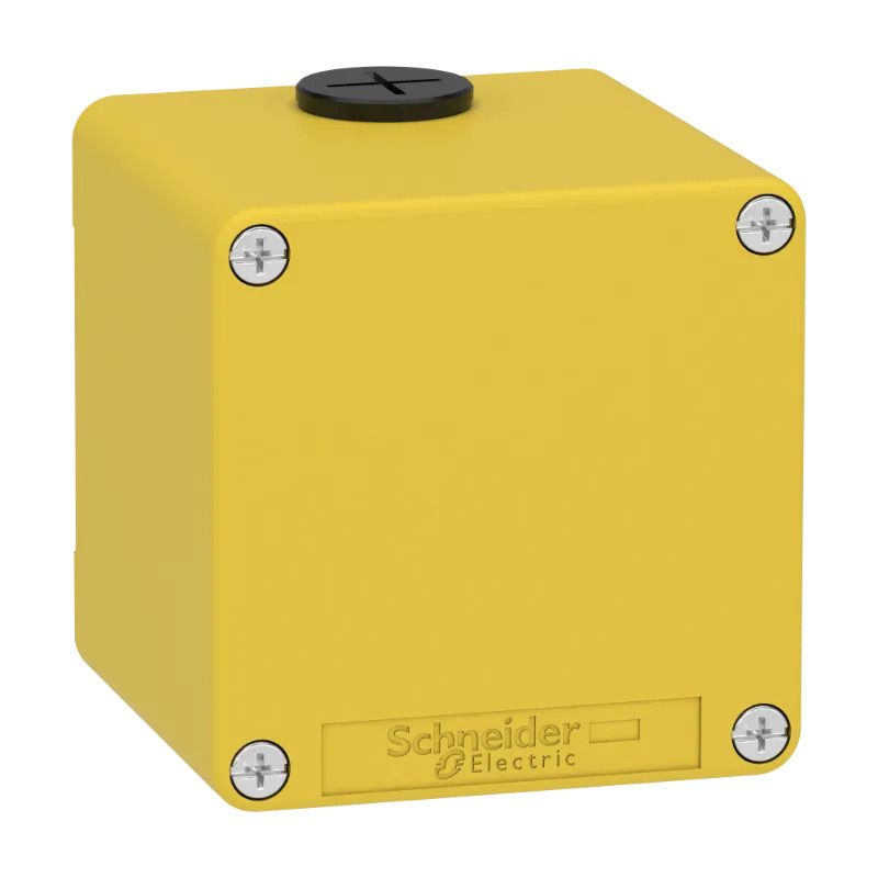 Boitier vide jaune non percé - XAPK14 Schneider Electric