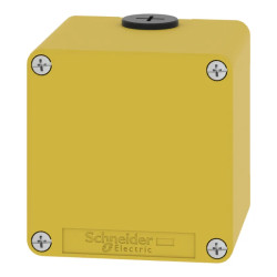 Boitier vide jaune non percé - XAPK14 Schneider Electric