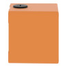 Boite vide orange 1 trou 22mm - XAPO1501 Schneider Electric