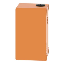 Boite vide orange 2 trous 30mm - XAPO2602 Schneider Electric