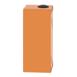 Boite métal vide orange - M25 x2 - 3 trous 22 mm - 80x175x77 mm - XAPO3503 Schneider Electric