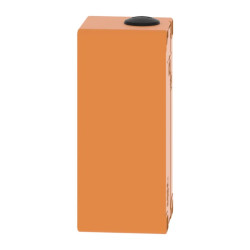 Boite métal vide orange - M25 x2 - 3 trous 30 mm - 80x175x77 mm - XAPO3603 Schneider Electric