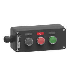 Harmony - Boite a bouton atex en plastique trois boutons - XAWG310EX Schneider Electric
