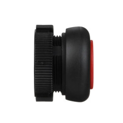 Harmony XAC - tête bouton poussoir - capuchonné - rouge - XACA9414 Schneider Electric