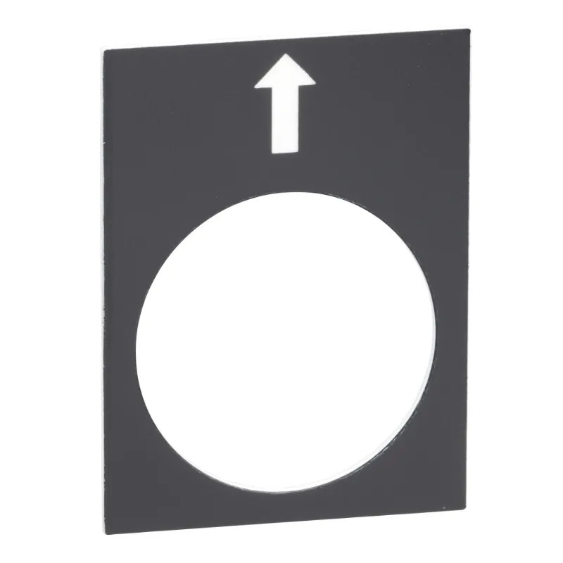 Harmony - étiquette - 30x40mm - noir - gauche PV - ZB2BY2910 Schneider Electric