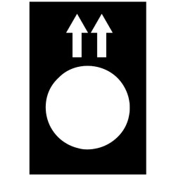 Harmony - étiquette - 30x40mm - noir - gauche, GV - ZB2BY2911 Schneider Electric