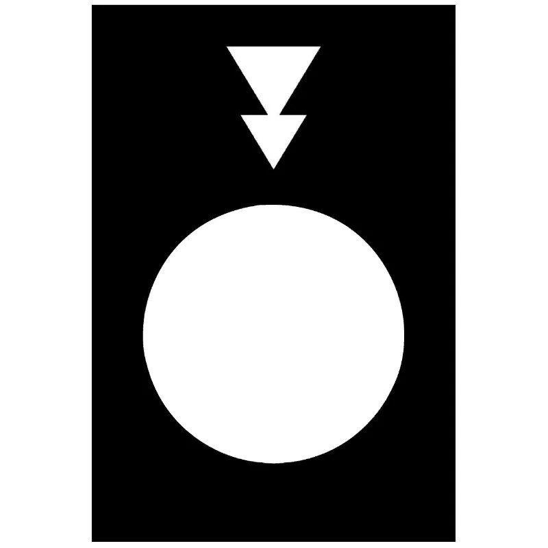 Harmony - étiquette - 30x40mm - noir - descente PV-GV - ZB2BY2956 Schneider Electric