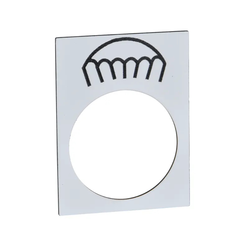 Harmony - étiquette - 30x40mm - blanc - lent - ZB2BY4933 Schneider Electric
