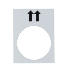 Harmony - étiquette - 30x40mm - blanc - montée GV - ZB2BY4952 Schneider Electric