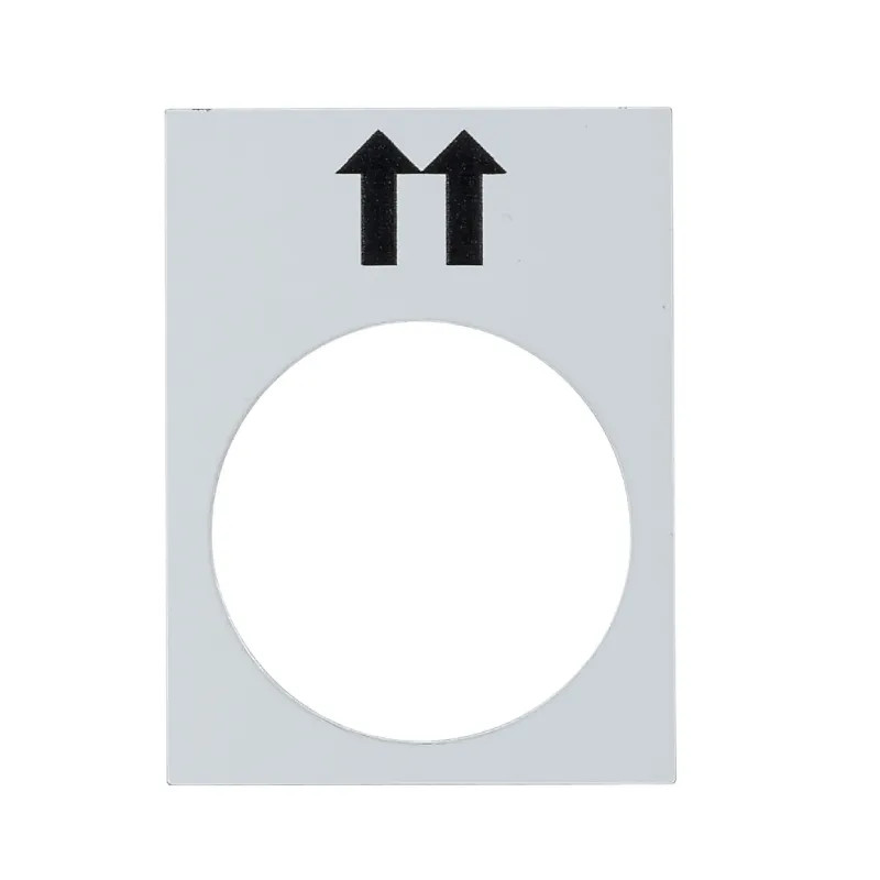 Harmony - étiquette - 30x40mm - blanc - montée GV - ZB2BY4952 Schneider Electric