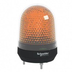 Harmony XVR3 - feu tournant orange - sans buzzer - 100 à 230Vca - XVR3M05 Schneider Electric