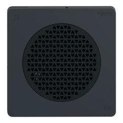 Harmony XVSV - sirène vocale - DIN96 - noire - PNP - 24Vcc - XVSV9BBP Schneider Electric