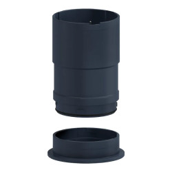 Harmony XVU - embase alim avec couvercle - Ø60 - noir - 24VACDC - XVUC21B Schneider Electric