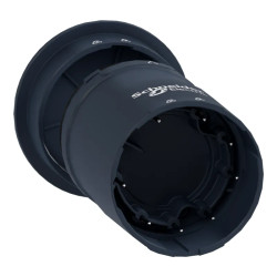 Harmony XVU - embase alim avec couvercle - Ø60 - noir - 24VACDC - XVUC21B Schneider Electric