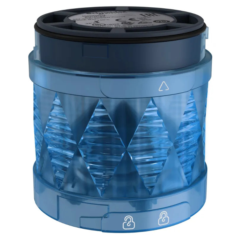 Harmony XVU - élément lumineux Ø60 - DEL - fixe - 24VDC - bleu - XVUC26 Schneider Electric