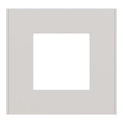 Unica Déco Essentielle - Plaque de finition - Gris pierre  - 1 poste - NU600224 Schneider Electric