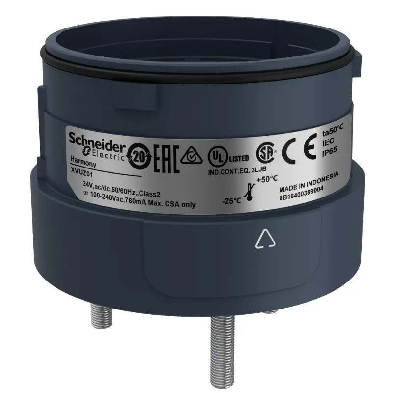 Harmony XVU - socle de montage direct - 3 vis - noir - XVUZ01 Schneider Electric