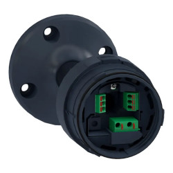 Harmony XVU - socle de montage avec mat alu - 100mm - noir - XVUZ02 Schneider Electric