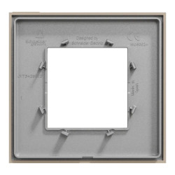 Unica Déco Essentielle - Plaque de finition - Taupe  - 1 poste - NU600226 Schneider Electric