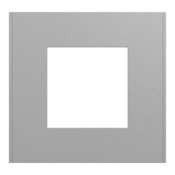 Unica Déco Essentielle - Plaque de finition - Aluminium  - 1 poste - NU600230 Schneider Electric