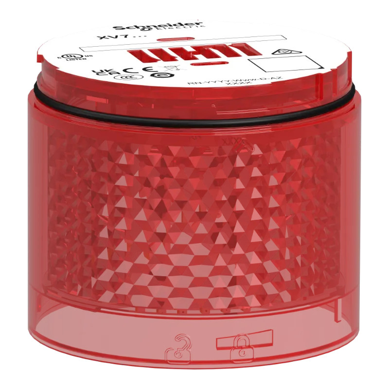 Bloc lumineux clignotant rouge - XVB7C54 Schneider Electric