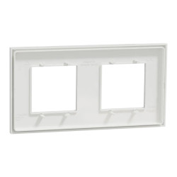 Unica D plaq blanc 2P - NU600418 Schneider Electric