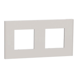 Unica D plaq gris p 2P - NU600424 Schneider Electric