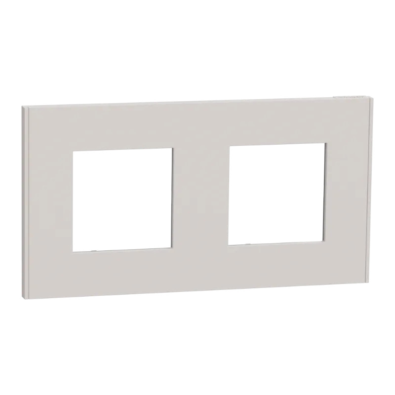 Unica D plaq gris p 2P - NU600424 Schneider Electric