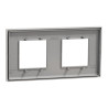 Unica D plaq gris p 2P - NU600424 Schneider Electric