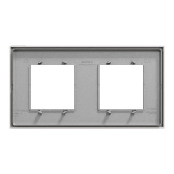 Unica D plaq gris p 2P - NU600424 Schneider Electric