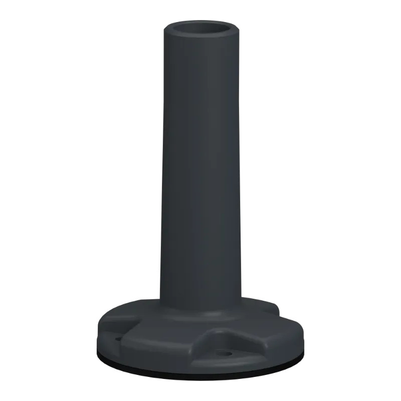 Harmony XVB7 - Base montage plastique gris avec tube - pour colonne - XVZ02 Schneider Electric