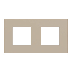 Unica D plaq taupe 2P - NU600426 Schneider Electric