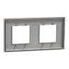 Unica D plaq taupe 2P - NU600426 Schneider Electric