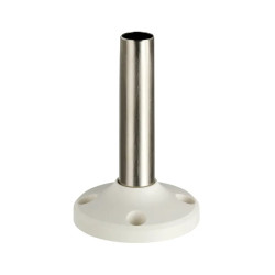 Harmony XVM - tube support+base fixation - L:100mm - aluminium blanc - XVMZ02 Schneider Electric