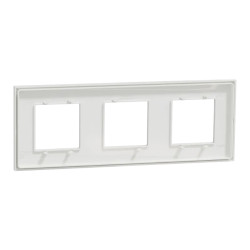 Unica D plaq blanc 3P - NU600618 Schneider Electric