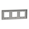 Unica D plaq gris p 3P - NU600624 Schneider Electric