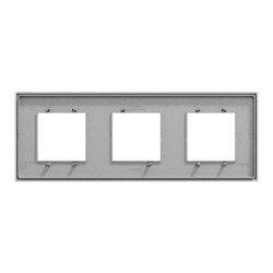 Unica D plaq gris p 3P - NU600624 Schneider Electric