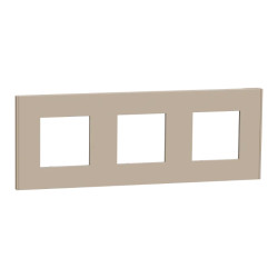 Unica D plaq taupe 3P - NU600626 Schneider Electric