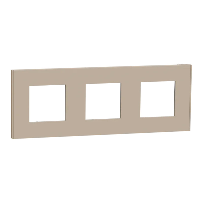 Unica D plaq taupe 3P - NU600626 Schneider Electric