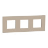 Unica D plaq taupe 3P - NU600626 Schneider Electric