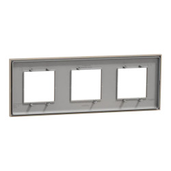 Unica D plaq taupe 3P - NU600626 Schneider Electric