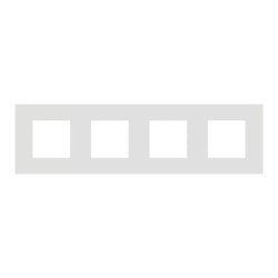 Unica D plaq blanc 4P - NU600818 Schneider Electric